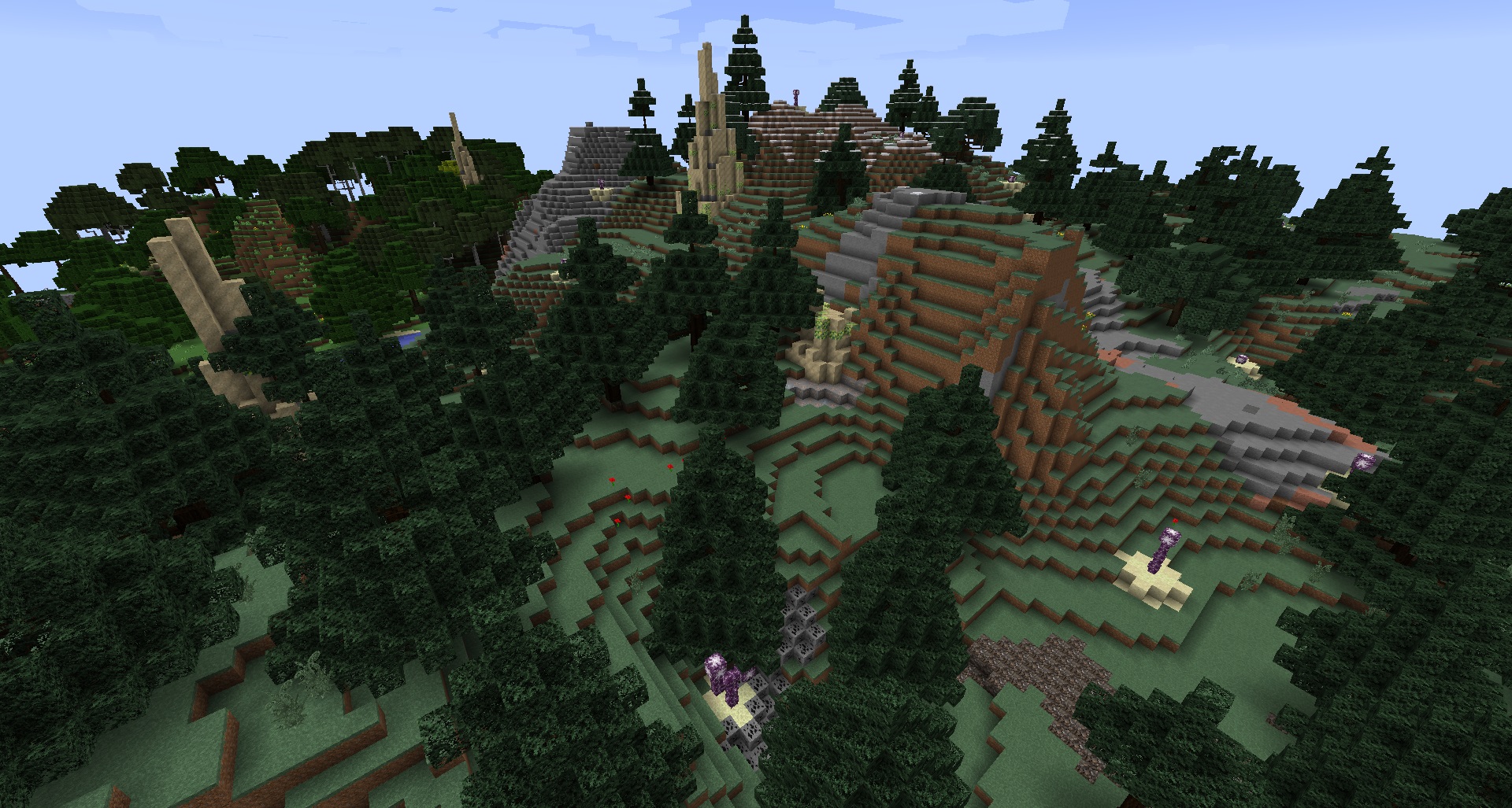 Giant Tree Taiga Hills in Minecraft