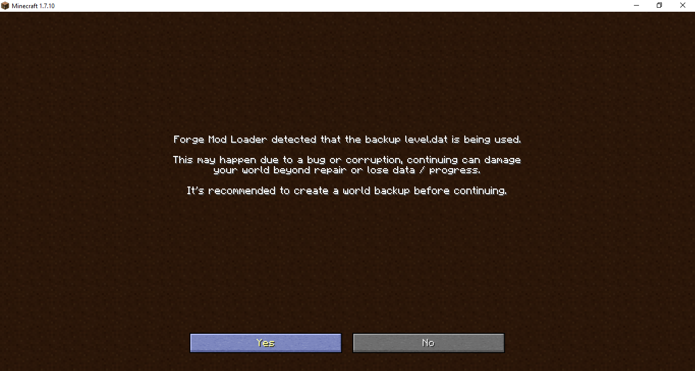 How to Fix a Corrupted Minecraft World or Restore From Backup