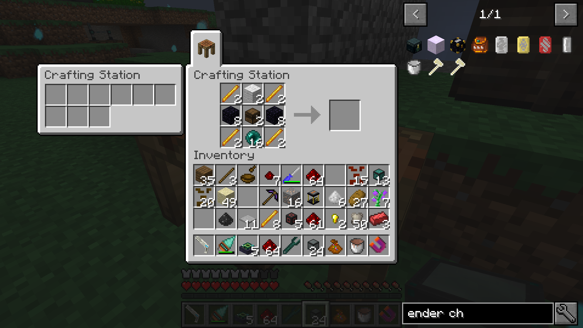 Crafting deals ender chest