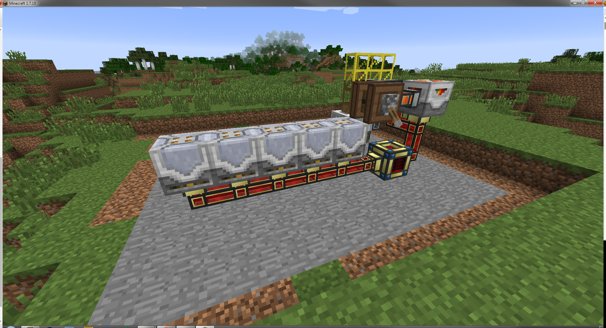 Self-Sufficient Steam Engine - CreateMod